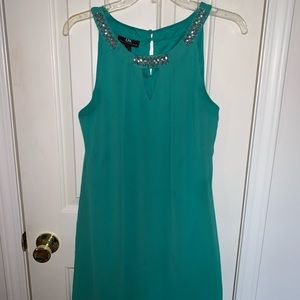I.N. San Francisco Teal Dress